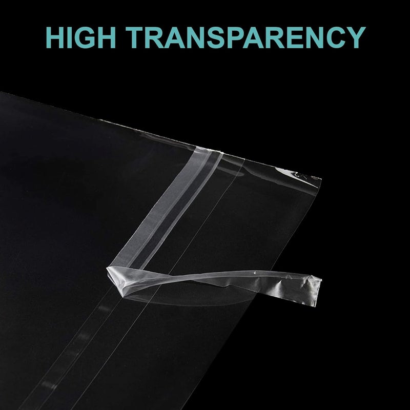 Somime Acid-Free Picture Sleeves, 100Pack Crystal Clear Storage Bags for 6x6 Art Prints, Pictures, Photos, Frame Mats (Bag Size: 6 1/2" x 6 1/2") - Image 4